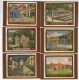 6 Calendars, Stamps, Philately, Czech Rep.,  2008, 65 X 95 Mm - Formato Piccolo : 2001-...