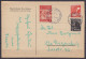 Allemagne (Zone Soviétique) - CP Affr. 10pf Càpt REGENSBURG /30.4.1948 + Vignette "ТАБОРОВА ПОЩТА" (courrier Du Camp) &  - Other & Unclassified
