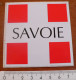 AUTOCOLLANT SAVOIE - DRAPEAU CARRE - Autocollants