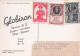 Timbres POSTE VATICANE 3 4 5 L Sur CP PUB Laboratoires BELLON . GLOBIRON . TRENTO - Publicidad