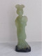 JADE - Statuette De Jeune Fille A L'eventail - Art Asiatique