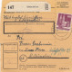 BiZone Paketkarte 1948: Edenstetten Nach Haar - Lettres & Documents