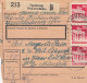 BiZone Paketkarte 1948: Hamburg-Finkenwärder Nach Haar, Heilanstalt - Cartas & Documentos