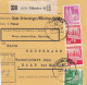 BiZone Paketkarte 1948: München Nach Haar, Turnerschaft, Selbstbucherkarte - Cartas & Documentos