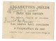 CIGARETTES MELIA -  BIGNON  - Tirage A - Melia