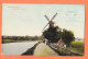 05065 ● GRONINGEN C Barkmolen Reitdiep Moulin à Vent 1910 à P. De CLERN Antwerpen WEENENK SNEL Den HAAG 137 - Groningen