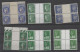 LOT BLOC QUATRE AVEC INTERPANNEAU, CHEFFER, BEQUET SEMEUSE LIBERTE BICENTENAIRE, NEUFS** STAMPS BRIEFMARKEN - Ohne Zuordnung