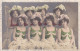 Group Of 4 And 8 Sexy Girls Hand Colored  Walery Decolleté French Cancan ? 2 Cards - Kabarett