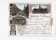 376 - LONDON - Cheapside - Imperial Institute - Royal Exchange *1898*litho* - Andere & Zonder Classificatie