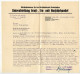 Germany 1940 Cover & Letter; Hannover - Wirtschaftskammer Niedersachsen To Schiplage; 12pf. Hindenburg - Lettres & Documents