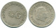 1/4 GULDEN 1967 ANTILLES NÉERLANDAISES ARGENT Colonial Pièce #NL11503.4.F.A - Netherlands Antilles