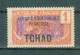 TCHAD - N°1 MH. - SCAN DU VERSO - Types Du Congo De 1907-17 Surchargés. - Ongebruikt