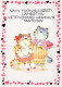 GATTO KITTY Animale Vintage Cartolina CPSM #PAM293.A - Chats