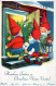 WEIHNACHTSMANN SANTA CLAUS Neujahr Weihnachten GNOME Vintage Ansichtskarte Postkarte CPSMPF #PKD374.A - Santa Claus