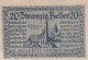 20 HELLER 1920 Stadt ZELL AN DER PRAM Oberösterreich Österreich Notgeld #PE097 - [11] Lokale Uitgaven