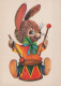 RABBIT Animals Vintage Postcard CPSM #PBR164.GB - Sonstige & Ohne Zuordnung