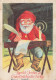 BABBO NATALE Natale Vintage Cartolina CPSM #PAK393.IT - Santa Claus