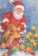 BABBO NATALE Natale Vintage Cartolina CPSM #PAJ677.IT - Santa Claus