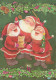 PAPÁ NOEL NAVIDAD Fiesta Vintage Tarjeta Postal CPSM #PAK089.ES - Santa Claus