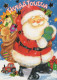 PAPÁ NOEL NAVIDAD Fiesta Vintage Tarjeta Postal CPSM #PAJ538.ES - Santa Claus