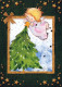 ENGEL WEIHNACHTSFERIEN Feiern & Feste Vintage Ansichtskarte Postkarte CPSM #PAH267.DE - Angels