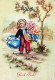 PASCUA NIÑOS Vintage Tarjeta Postal CPSM #PBO297.ES - Pasqua