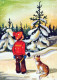 Feliz Año Navidad NIÑOS Vintage Tarjeta Postal CPSM #PAW752.ES - New Year