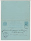 Briefkaart G. 28 Rotterdam - Lubeck Duitsland 1892 - Ganzsachen