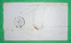 N°16 PC 1818 A LYON A LES TERREAUX INDICE 11 POUR PARIS 1855 LETTRE COVER FRANCE - 1849-1876: Periodo Classico