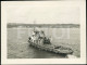 1960s TUGBOAT GDYNIA BOAT BATEAU TUG POLAND ORIGINAL AMATEUR PHOTO FOTO  AT124 - Boats