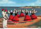 [64] BIARRITZ - FOLKLORE BASQUE -GROUPE D ART POPULAIRE BI-HARRI ►BAZTAN DANTZA - CPSM GF DENTELÉE ±1980 ♦♦♦ - Biarritz