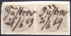 Norddeutscher Bund Biefstück Mit 2er Streifen Der Mi.-Nr.25 Mit Federzugentwertung Güstrow 21/6 1869, Feinst - Lettres & Documents