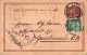 Egypt Postal Stationery 1895 Alexandria Cancellation For Guatemala - 1866-1914 Khedivate Of Egypt