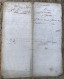 Année 1790 Document à Identifier à Déchiffrer Fait à SALINS ( Salins Les Bains 39 Jura ) - Documenti Storici