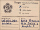 DDR:  1972: Tipschein Aus Steina Nach Berlin - Redaktion Junge Welt, FDJ - Covers & Documents