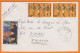 TCHAD   Lettre De Abéché  1972 Avec 3 Timbres " Danses Du TCHAD " Pour Un CAPITAINE à DINAN - Tschad (1960-...)