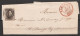 L. Affr. N°6 P147 Càd EGHEZEE /5 JANV 1852 Pour BOUGE-lez-Namur (au Dos: Càd Arrivée NAMUR) - 1851-1857 Medaillons (6/8)