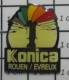 711E Pin's Pins / Rare Et Beau : KONICA NUANCIER DE COULEURS ROUEN EVREUX IMPRMANTE ? - Marques