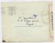 IRIS 1FR VERT LETTRE BEZIERS HERAULT 16.1.1941 POUR MONTPELLIER CENSURE PA 234 - Oorlog 1939-45