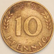 Germany Federal Republic - 10 Pfennig 1950 D, KM# 108 (#4624) - 10 Pfennig