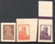 3230.1926 7,9,30 K. IMPERF. WITHOUT WMK. PEASANT,SOLDIER,MH,30K HINGED IN MARGIN. - Unused Stamps