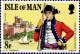 Man Poste N** Yv:185/188 Colonel Mark Wilks - Man (Ile De)