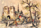 75-PARIS NOTRE DAME ET LES BOUQUINISTES-N°4217-A/0395 - Notre-Dame De Paris