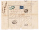 Lettre 1857 Marseille Bellcour Bouches Du Rhône Cognac Vermouth Charente Bellot & Cie - 1853-1860 Napoléon III.