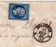 Lettre 1857 Marseille Bellcour Bouches Du Rhône Cognac Vermouth Charente Bellot & Cie - 1853-1860 Napoleon III