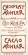 Chromo Chocolat Kohler L Adresse - Other & Unclassified