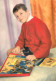 Enfants - Image - Scènes Et Paysages - Enfant Qui Joue Avec Des Meccano - CPM - Voir Scans Recto-Verso - Scènes & Paysages