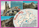 294186 / France - Departement Des HAUTES ALPES Map Province Du Dauphine PC 1974 USED 0.30+0.30 Fr. Marianne De Cheffer - 1967-1970 Marianna Di Cheffer