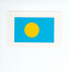 Chromo/carte Plastifiée Moderne PALAU Koror Oceanie Oceania Drapeau Flag Plan Map 90 X 58 Mm Neuve TB - Autres & Non Classés