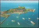 D-27498 Helgoland - Insel - Reede - Dampfer - Luftbild - Aerial View - Helgoland